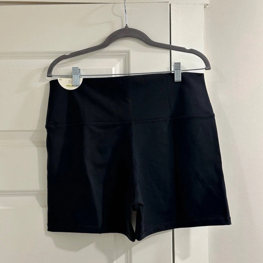 NWT Offline by Aerie Goals Hi-Rise 4 Inch Inseam Bike Shorts Women's Sz XXL - Picture 2 of 5